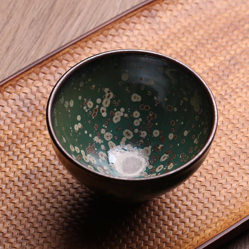 Celestial Midnight Jian Zhan Master Teacup - Handcrafted Excellence