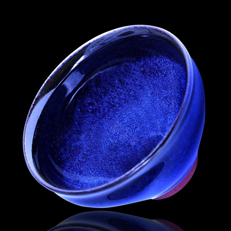 Dream Blue Jian Zhan Tea Cup - Handcrafted by Wu Ji Wang