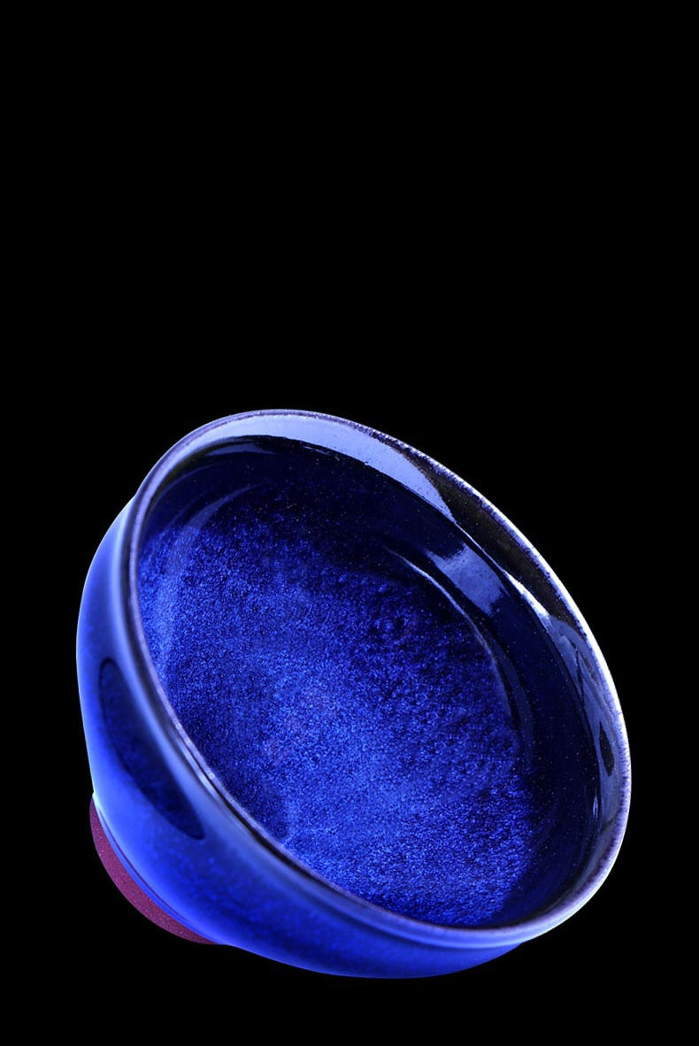 Dream Blue Jian Zhan Tea Cup - Handcrafted by Wu Ji Wang