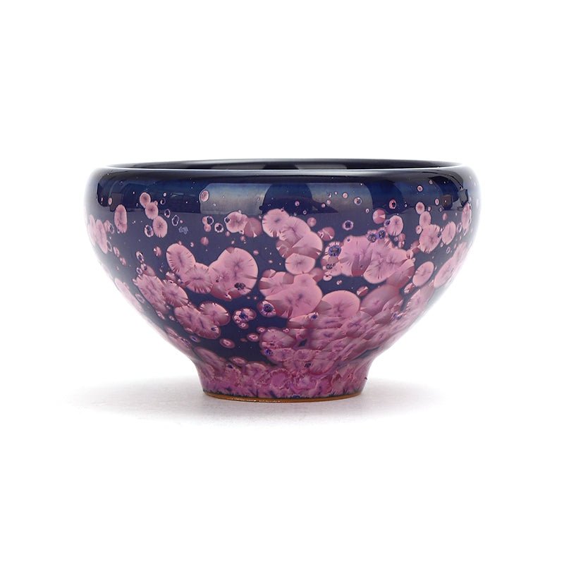 Ethereal Blossom Jian Zhan Ceramic Tea Cup