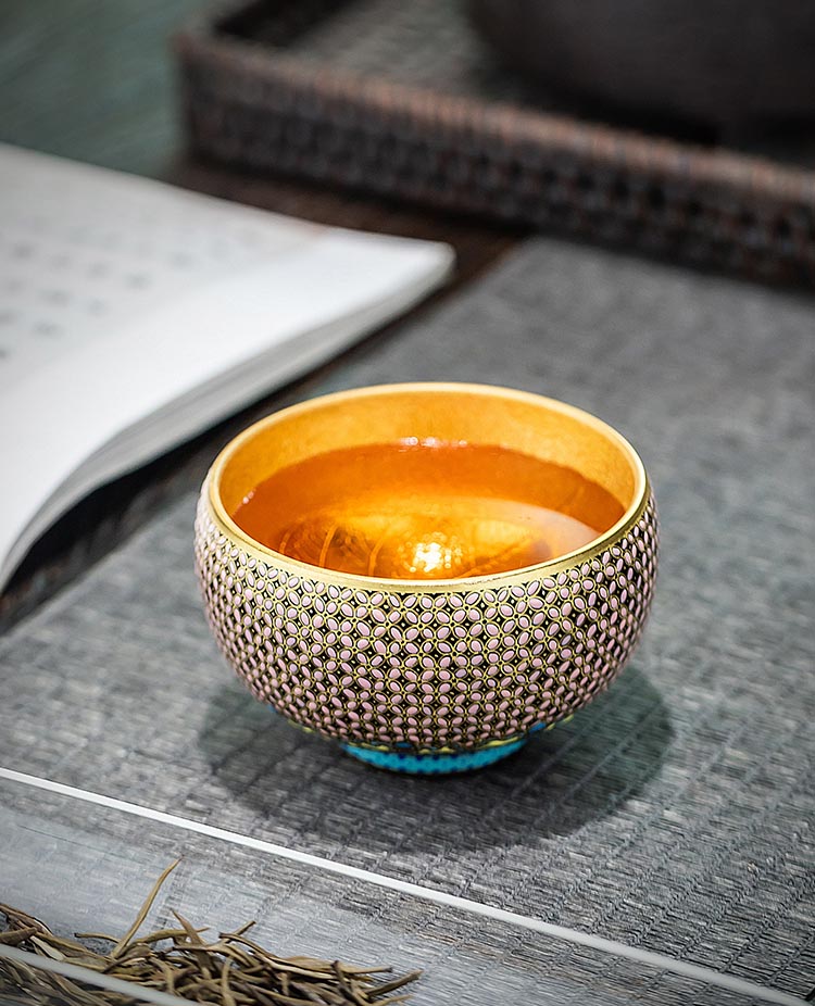 Exquisite Lacquer Art Teacup - Handcrafted Masterpiece by Cai Zhiqiang
