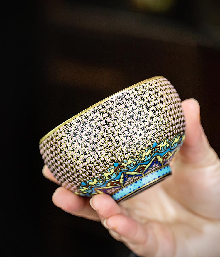 Exquisite Lacquer Art Teacup - Handcrafted Masterpiece by Cai Zhiqiang