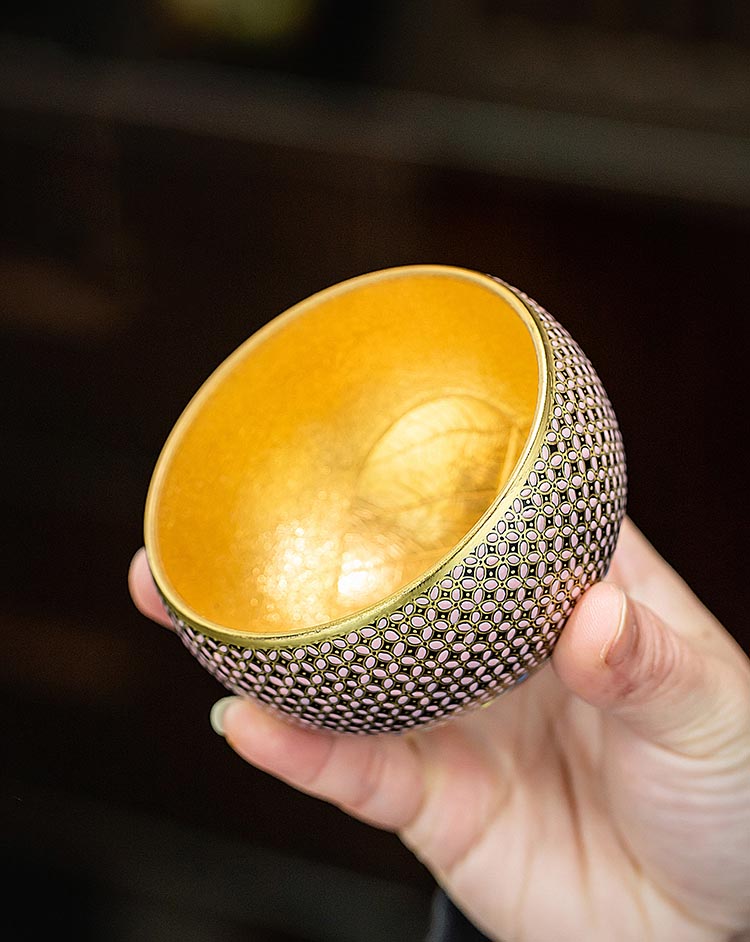 Exquisite Lacquer Art Teacup - Handcrafted Masterpiece by Cai Zhiqiang