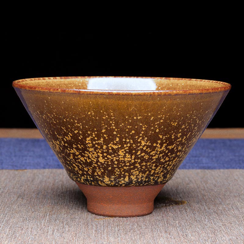Masterfully Crafted Jianyang Jian Zhan Tea Cup - Song Dynasty Elegance