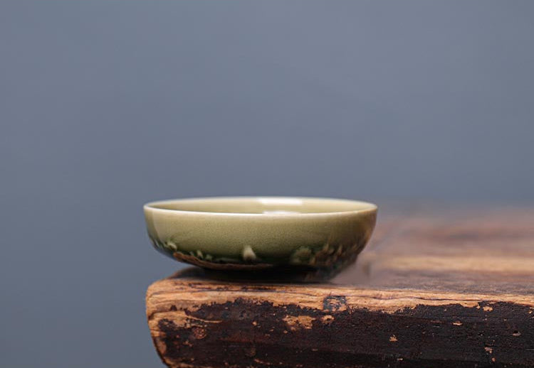 Qingyun Blossom Pu'er Cup - Exquisite Longquan Celadon Tea Masterpiece