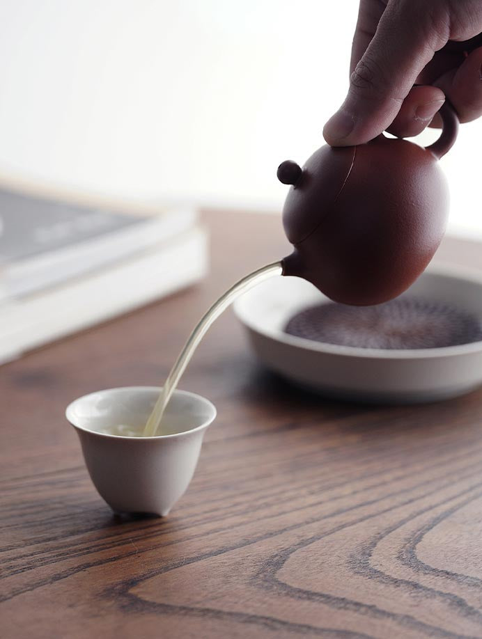 Yixing Zisha Teapot - Handmade Xiao Wendan 100ml