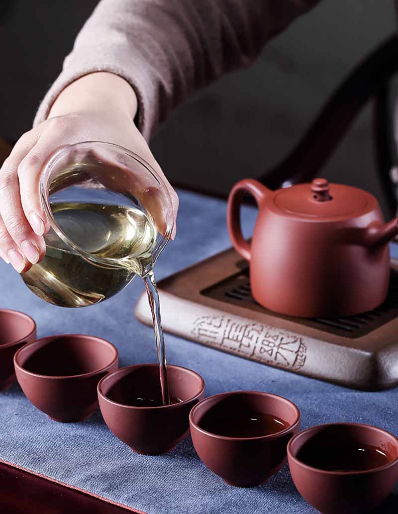 Yixing Zisha Teapot Set – Jinglan Style in Qingshui Clay