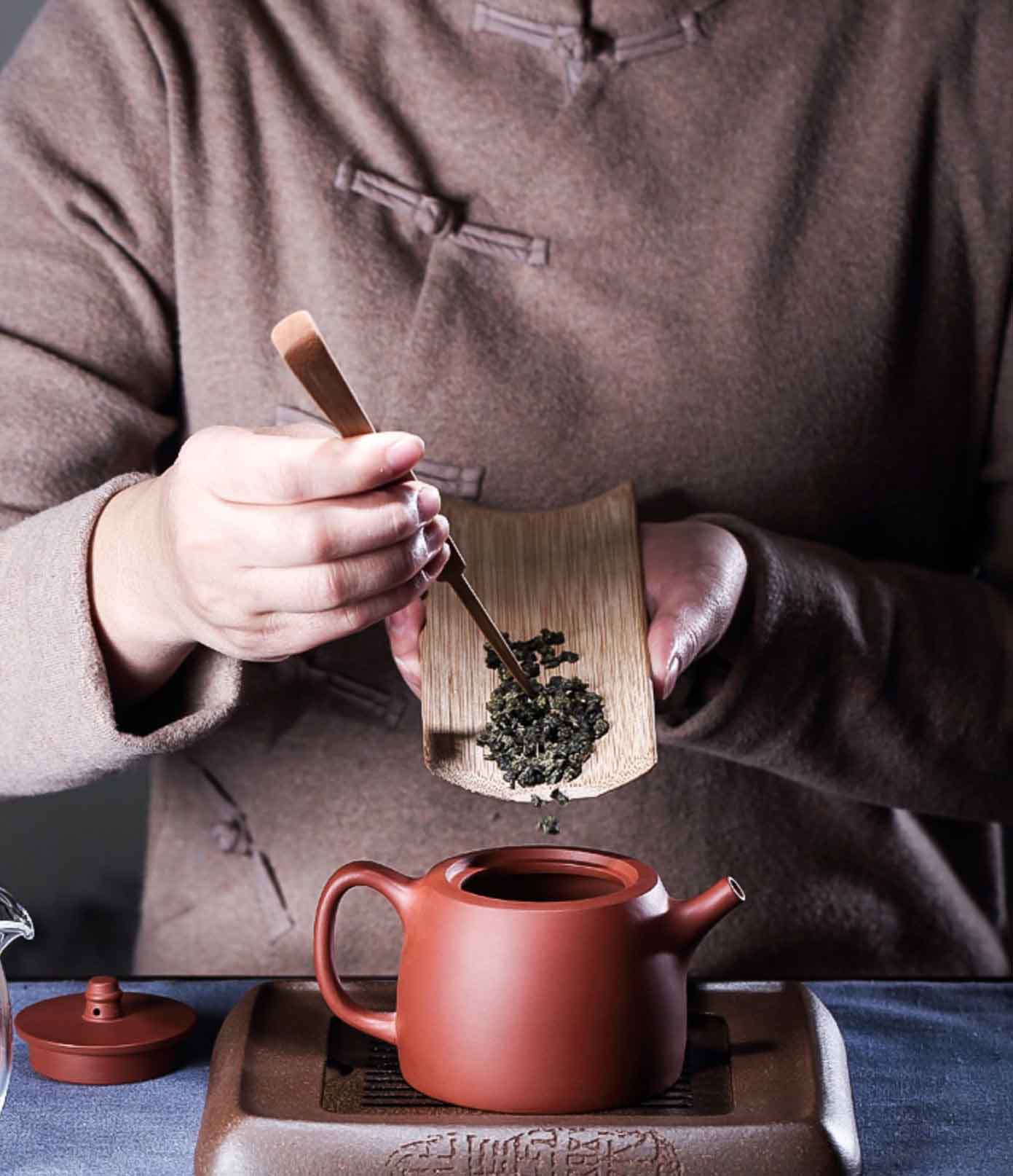 Yixing Zisha Teapot Set – Jinglan Style in Qingshui Clay