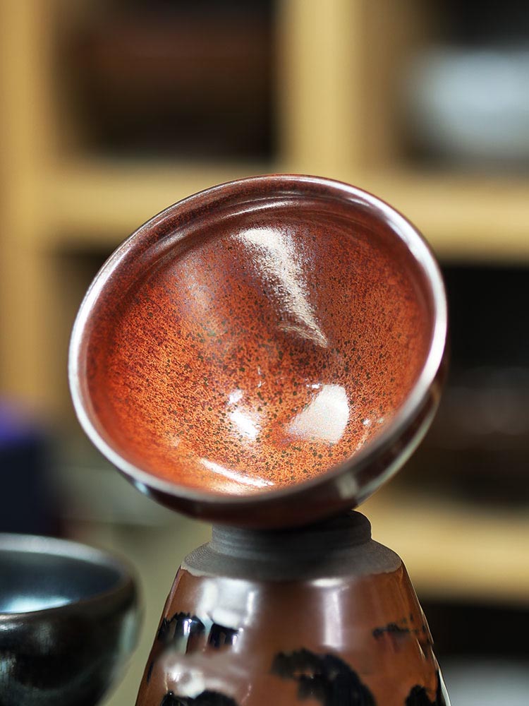 Authentic Jianyang Kiln-Fired Ceramic Master Cup