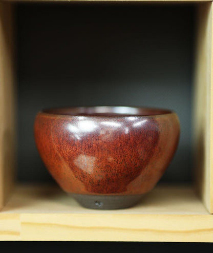 Authentic Jianyang Kiln-Fired Ceramic Master Cup