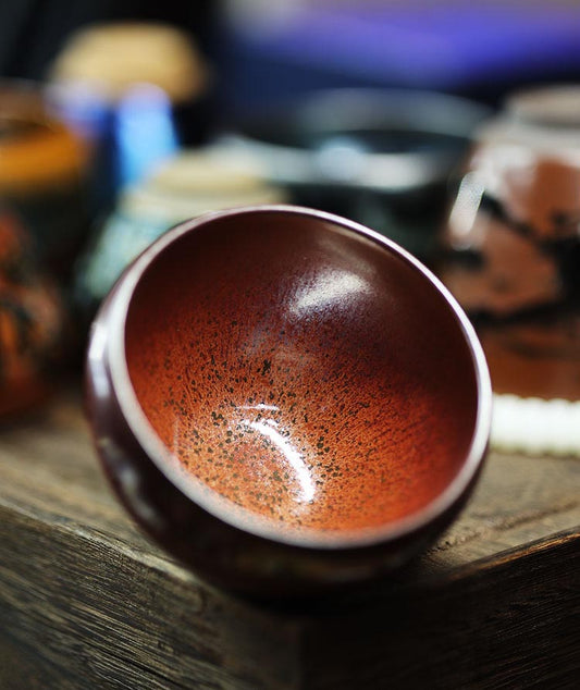 Authentic Jianyang Kiln-Fired Ceramic Master Cup