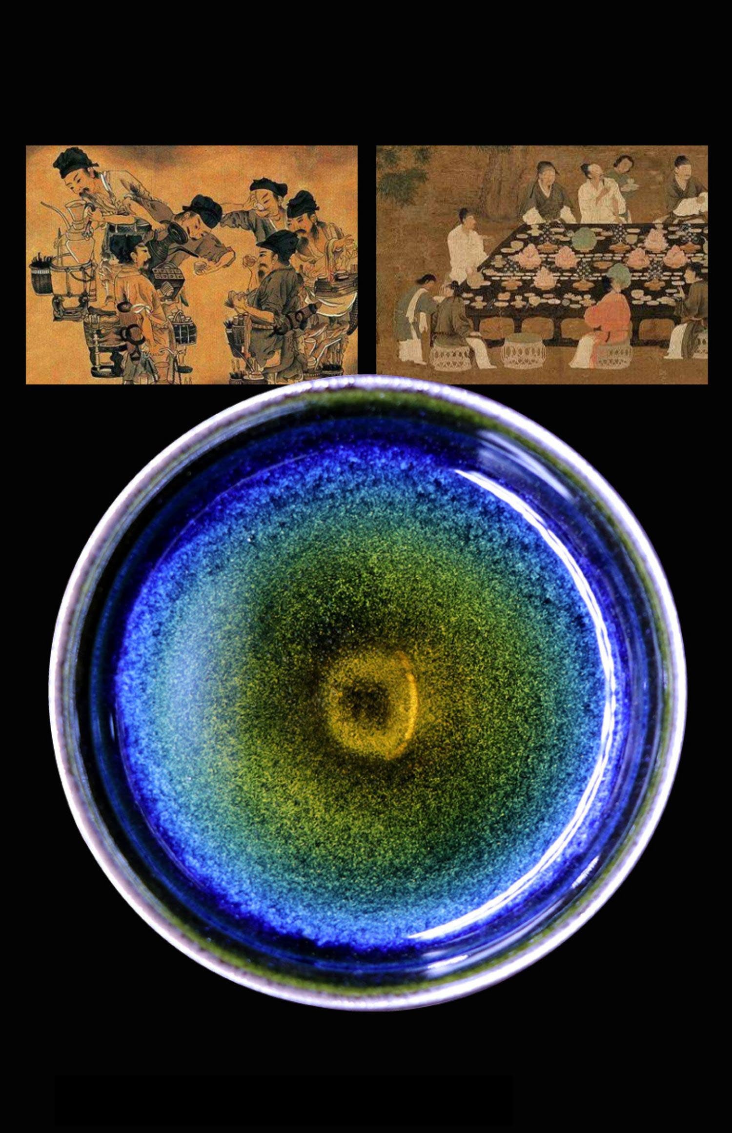 Dream Blue Jian Zhan Tea Cup - Handcrafted by Wu Ji Wang