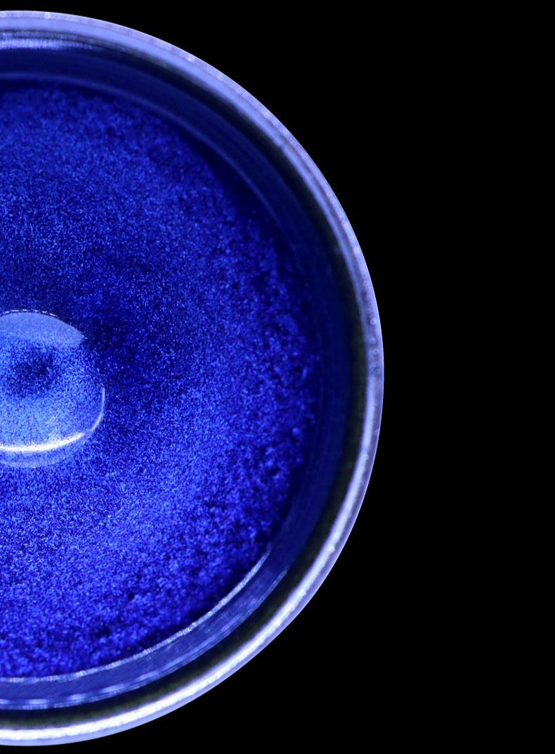 Dream Blue Jian Zhan Tea Cup - Handcrafted by Wu Ji Wang
