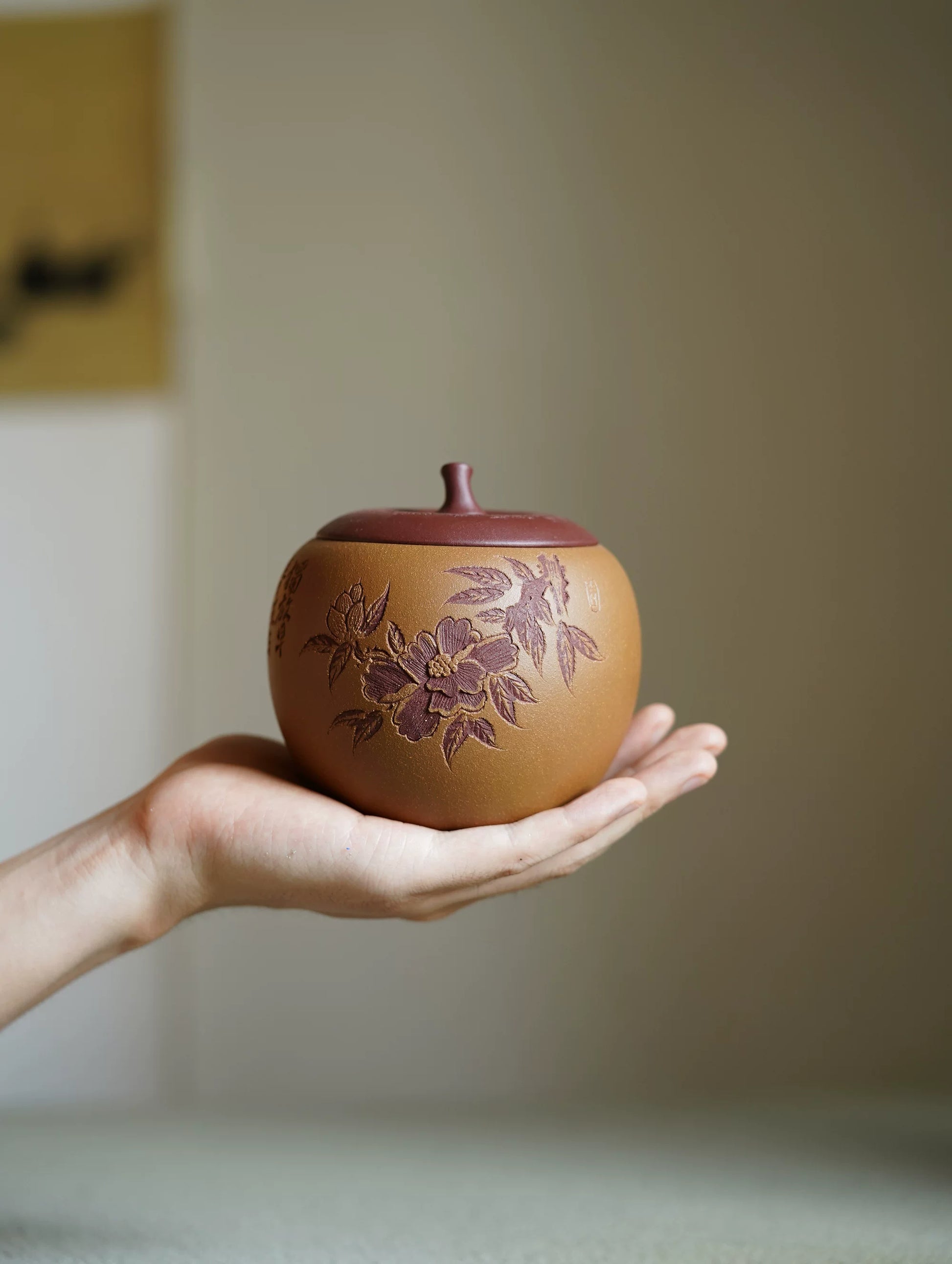 Handmade-Yixing-Zisha-Tea-Caddy-120g-Loose-Leaf-Tea-Storage-Jar_1