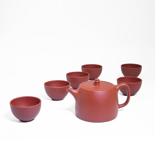Yixing Zisha Teapot Set – Jinglan Style in Qingshui Clay